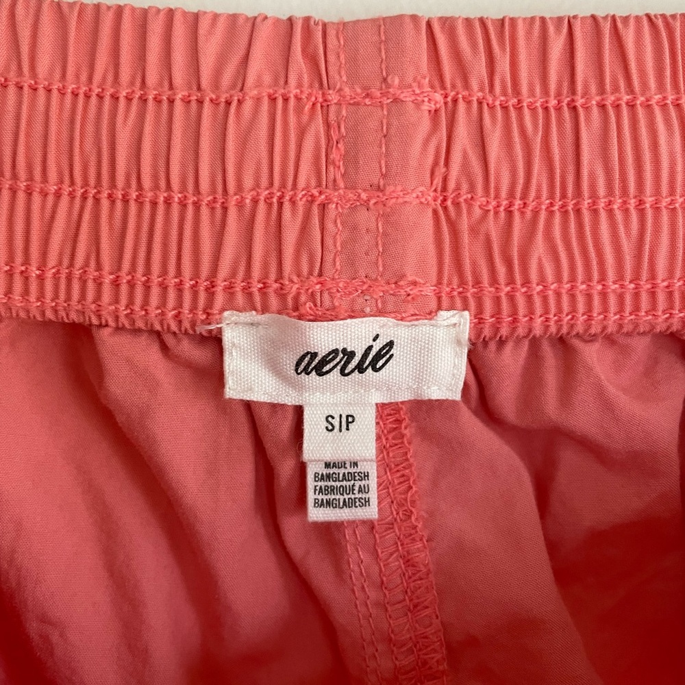 Aerie Elastic Waist Lightweight Cargo Pants Size S - Picture 6 of 7